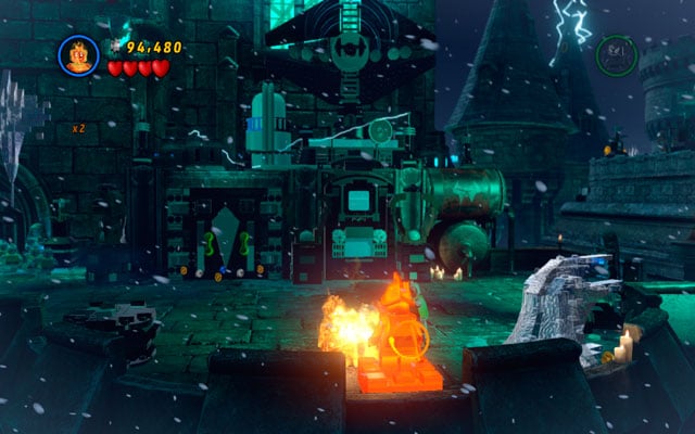 Third is standing behind the bridge on the right, next to the lightning machine - Doctor in the House | Minikit Sets - Minikit Sets - LEGO Marvel Super Heroes Game Guide & Walkthrough