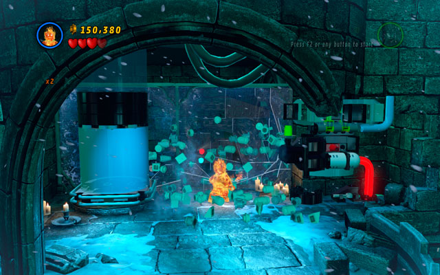 At the top of the tower guarded by cameras it is an ice wall - Doctor in the House | Minikit Sets - Minikit Sets - LEGO Marvel Super Heroes Game Guide & Walkthrough