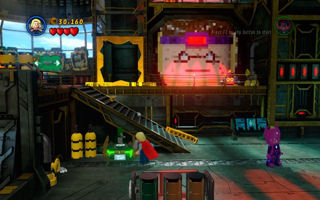 To receive third minikit, you must destroy all three Doctor Dooms statuettes - That Sinking Feeling | Minikit Sets - Minikit Sets - LEGO Marvel Super Heroes Game Guide & Walkthrough