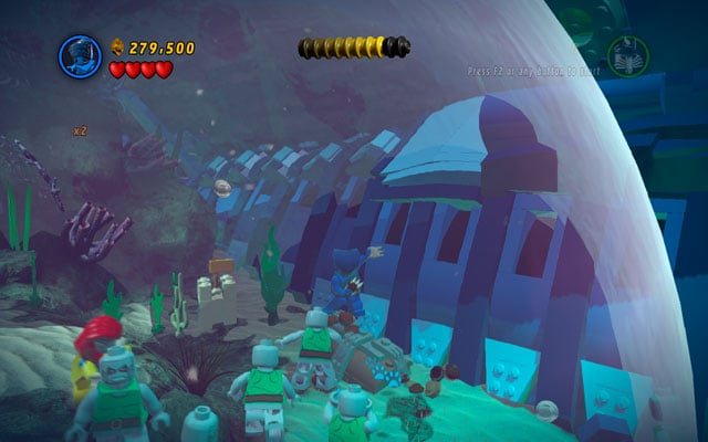 The last one is hidden at the end of the location, near to the Doctor Dooms submarine - That Sinking Feeling | Minikit Sets - Minikit Sets - LEGO Marvel Super Heroes Game Guide & Walkthrough