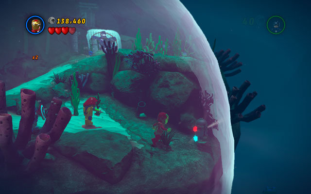 The last minikit is hidden very closely - just turn right and approach to the precipice - That Sinking Feeling | Minikit Sets - Minikit Sets - LEGO Marvel Super Heroes Game Guide & Walkthrough