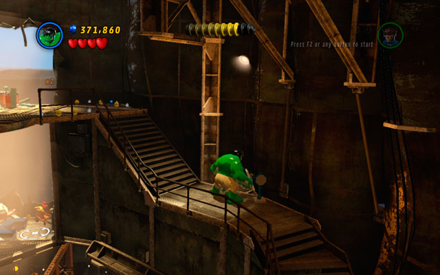 Third one is located much higher, at the stairs on the right - Taking Liberties | Minikit Sets - Minikit Sets - LEGO Marvel Super Heroes Game Guide & Walkthrough