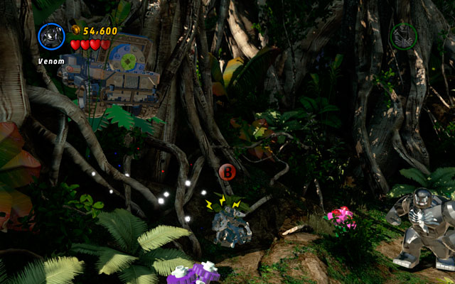 Go through the first electric gate and kill all enemies in the area - Rapturous Rise | Minikit Sets - Minikit Sets - LEGO Marvel Super Heroes Game Guide & Walkthrough