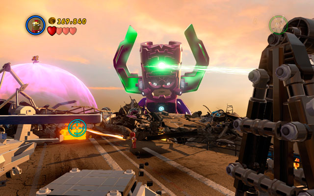 In the same location avoid S - The Good, the Bad and the Hungry | Minikit Sets - Minikit Sets - LEGO Marvel Super Heroes Game Guide & Walkthrough