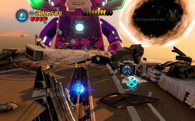 The last minikit can be found in the same location - The Good, the Bad and the Hungry | Minikit Sets - Minikit Sets - LEGO Marvel Super Heroes Game Guide & Walkthrough