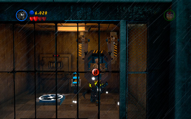 On the other side choose Venom or Spider-Man and use spider sense to uncover attachable points - The Main Campaign | Stan Lee in Peril - Stan Lee in Peril - LEGO Marvel Super Heroes Game Guide & Walkthrough