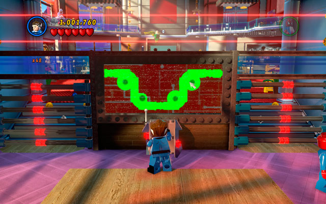 After the beginning of the mission, go to the desk located the in front of you and destroy it - Nuff Said | Maps - Maps - LEGO Marvel Super Heroes Game Guide & Walkthrough