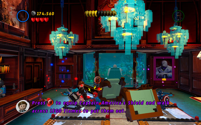 Turn left and find imprisoned man - Feeling Fisky | Maps - Maps - LEGO Marvel Super Heroes Game Guide & Walkthrough