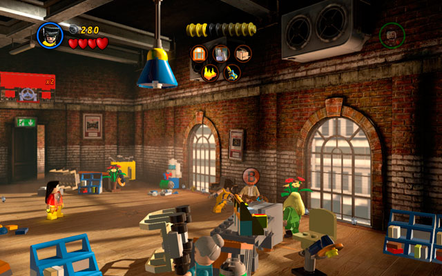 You will find Stan Lee under the pile of sand in the right side of the room - Tabloid Tidy Up | Deadpool Bonus Missions: Collectables - Deadpool Bonus Missions: Collectables - LEGO Marvel Super Heroes Game Guide & Walkthrough