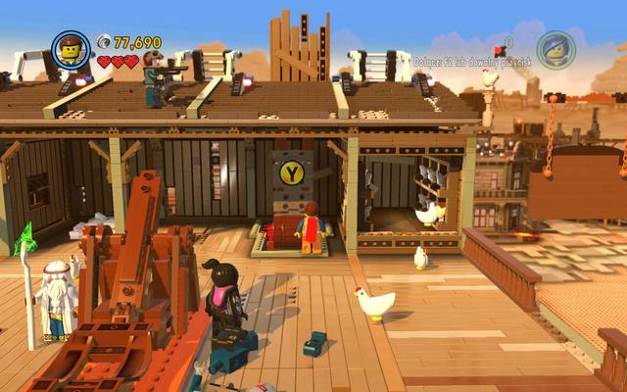 Barrels with dynamite - Old West - The story mode - The LEGO Movie Videogame - Game Guide and Walkthrough