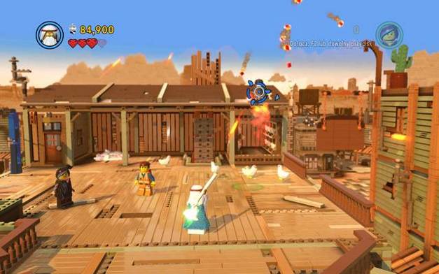 Throw the cane after you have targeted the enemy - Old West - The story mode - The LEGO Movie Videogame - Game Guide and Walkthrough