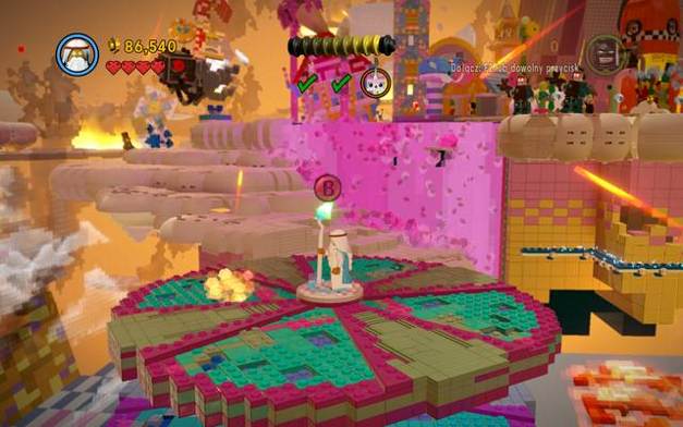 As Vitruvius, walk over to the other side - Attack on Cloud Cuckoo Land - The story mode - The LEGO Movie Videogame - Game Guide and Walkthrough