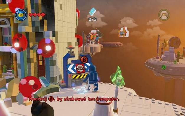 As Benny, hack into the terminal - Escape from Cloud Cuckoo Land - The story mode - The LEGO Movie Videogame - Game Guide and Walkthrough