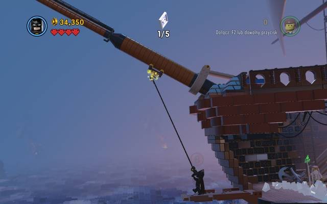 Use Batman's rope - Infiltrate the Octan Tower - The story mode - The LEGO Movie Videogame - Game Guide and Walkthrough