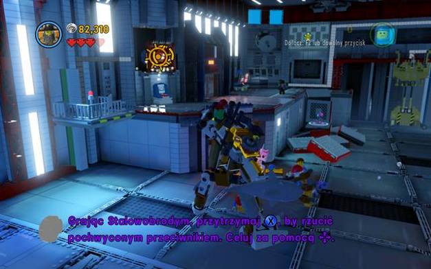 Throw the enemies at the electric boxes - Infiltrate the Octan Tower - The story mode - The LEGO Movie Videogame - Game Guide and Walkthrough