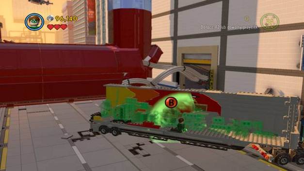 Green Lantern can use the green bricks - Return from Reality - The story mode - The LEGO Movie Videogame - Game Guide and Walkthrough