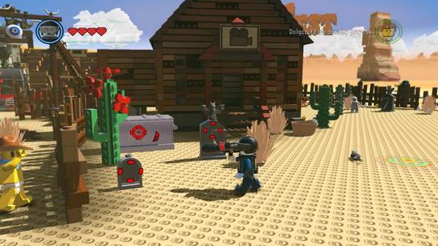 The fifth bird - Old West - Side Missions - Red Bricks - The LEGO Movie Videogame - Game Guide and Walkthrough