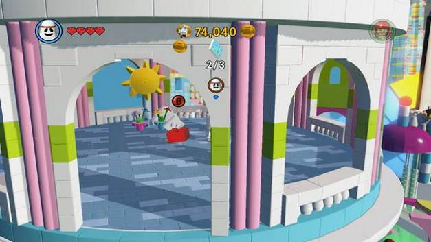 The red brick on the tower - Cloud Cuckoo Land - Side Missions - Red Bricks - The LEGO Movie Videogame - Game Guide and Walkthrough