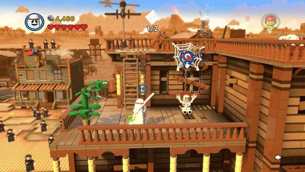 Destroy the skeletons - Flatbush Rooftops - Golden manuals and pants - The LEGO Movie Videogame - Game Guide and Walkthrough