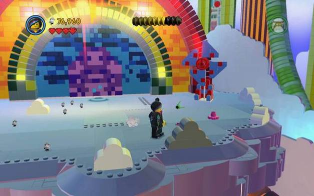 Some clouds are darker than others - destroy these - Welcome to Cloud Cuckoo Land - Golden manuals and pants - The LEGO Movie Videogame - Game Guide and Walkthrough