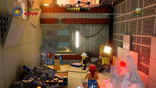 Repair the lock mechanism and then collect the manual - Back From Reality - Golden manuals and pants - The LEGO Movie Videogame - Game Guide and Walkthrough