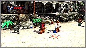 Outside look for the barrel lying upside down - Port Royale - walkthrough - The Curse of the Black Pearl - LEGO Pirates of the Caribbean: The Video Game - Game Guide and Walkthrough