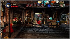 After hitting two grilles you will open the access to the cargo hold - jump there - The Black Pearl Attacks - walkthrough - The Curse of the Black Pearl - LEGO Pirates of the Caribbean: The Video Game - Game Guide and Walkthrough