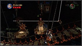 Go again underground and watch the cut scene with the ray of light - Smuggler's Den - walkthrough - The Curse of the Black Pearl - LEGO Pirates of the Caribbean: The Video Game - Game Guide and Walkthrough