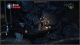 Bottle 1 - Destroy the chain which holds the boat (you can shoot as Marty or any other character using a long gun), then jump in and get the bottle on the right - Isla de Muerta - bottles - The Curse of the Black Pearl - LEGO Pirates of the Caribbean: The Video Game - Game Guide and Walkthrough