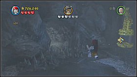 Bottle 6 - In the same cave there is a minigame kit on the right - Isla de Muerta - bottles - The Curse of the Black Pearl - LEGO Pirates of the Caribbean: The Video Game - Game Guide and Walkthrough