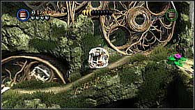 While inside the spherical cage get into the hole in the big wheel - you need to get to the 