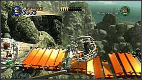 Go down the twisty path paying attention to the traps in the wall and on the ground - Pelegosto - walkthrough - Dead Man's Chest - LEGO Pirates of the Caribbean: The Video Game - Game Guide and Walkthrough