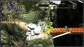 Bottle 1 - After climbing the first wall turn right to the hole in the wall - Pelegosto - bottles - Dead Man's Chest - LEGO Pirates of the Caribbean: The Video Game - Game Guide and Walkthrough