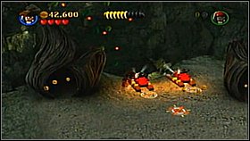 Bottle 8 - Just below the island with bottles number 6 and 7 you will find another path - Pelegosto - bottles - Dead Man's Chest - LEGO Pirates of the Caribbean: The Video Game - Game Guide and Walkthrough