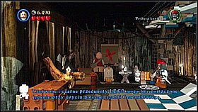 Bottle 9 - In Tia's house shoot at the silver planks or blow them up (use Marty) - A Touch of Destiny - bottles - Dead Man's Chest - LEGO Pirates of the Caribbean: The Video Game - Game Guide and Walkthrough