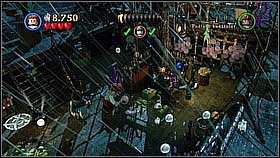 Go back to the middle part of the deck and move the green button - The Dutchman's Secret - walkthrough - Dead Man's Chest - LEGO Pirates of the Caribbean: The Video Game - Game Guide and Walkthrough