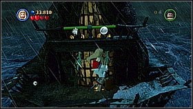 Bottle 8 - In the room with the bottle number 7 move the chest to the end of the path - The Dutchman's Secret - bottles - Dead Man's Chest - LEGO Pirates of the Caribbean: The Video Game - Game Guide and Walkthrough