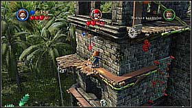 Go outside and take the torch - Isla Cruces - walkthrough - Dead Man's Chest - LEGO Pirates of the Caribbean: The Video Game - Game Guide and Walkthrough