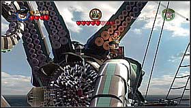 After the three attacks of that kind Kraken will change its tactics - Kraken - walkthrough - Dead Man's Chest - LEGO Pirates of the Caribbean: The Video Game - Game Guide and Walkthrough