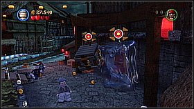 Bottle 9 - Behind the first unfolded bridge turn left and go till the end of the path - Singapore - bottles - At World's End - LEGO Pirates of the Caribbean: The Video Game - Game Guide and Walkthrough