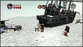 Look for the yellow duck and a purple element - Davy Jones Locker - walkthrough - At World's End - LEGO Pirates of the Caribbean: The Video Game - Game Guide and Walkthrough