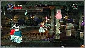 In pair grab the chains - Norrington's Choice - walkthrough - At World's End - LEGO Pirates of the Caribbean: The Video Game - Game Guide and Walkthrough