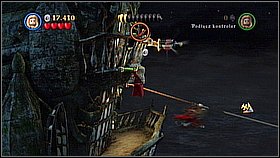 Bottle 7 - On the third level destroy the glass piece as Siren - Norrington's Choice - bottles - At World's End - LEGO Pirates of the Caribbean: The Video Game - Game Guide and Walkthrough