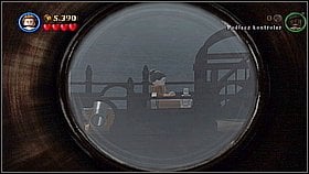 Use the spyglass on the ship's side - Maelstrom - walkthrough - At World's End - LEGO Pirates of the Caribbean: The Video Game - Game Guide and Walkthrough