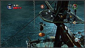 Use Jack's sword to activate the switch - Queen Annes Revenge - walkthrough - On Stranger Tides - LEGO Pirates of the Caribbean: The Video Game - Game Guide and Walkthrough