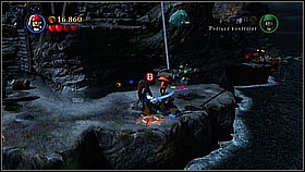 Jump down and go left - you will see how the mermaid destroys the crystal - Whitecap Bay - walkthrough - On Stranger Tides - LEGO Pirates of the Caribbean: The Video Game - Game Guide and Walkthrough