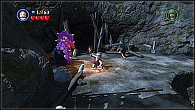 Bottle 1 - At the beginning blow up the silver elements in front of the cave (Marty) - Whitecap Bay - bottles - On Stranger Tides - LEGO Pirates of the Caribbean: The Video Game - Game Guide and Walkthrough