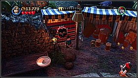 Bottle 5 - When you leave the ship go right - A Spanish Legacy - bottles - On Stranger Tides - LEGO Pirates of the Caribbean: The Video Game - Game Guide and Walkthrough
