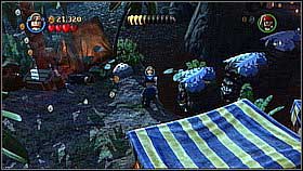 Bottle 7 and 8 - After preparing the meal for the soldiers go on the very left - A Spanish Legacy - bottles - On Stranger Tides - LEGO Pirates of the Caribbean: The Video Game - Game Guide and Walkthrough