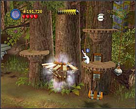 Use the detonator to blow up a metal crate to the right - The Battle of Endor - Freeplay Mode - Episode VI - LEGO Star Wars II: The Original Trilogy - Game Guide and Walkthrough